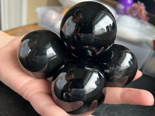 Black Obsidian Sphere