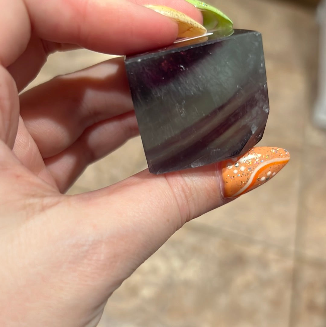 Fluorite Floating Cube