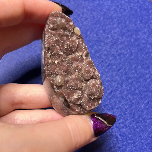 Red Amethyst Sugar Druzy Piece