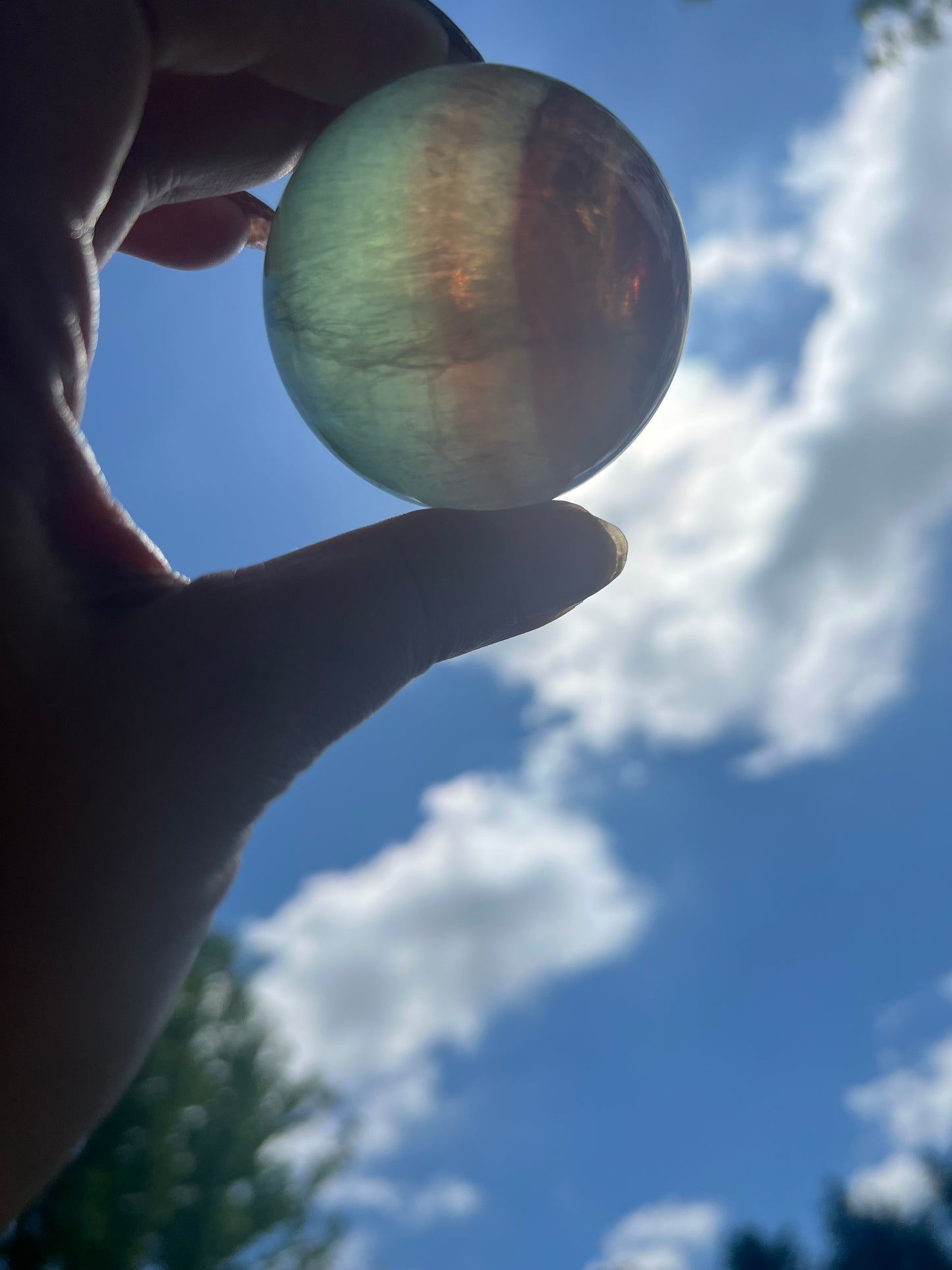 Candy Fluorite Sphere