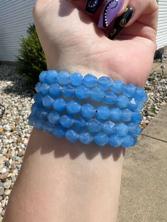 Blue Chalcedony Bracelet