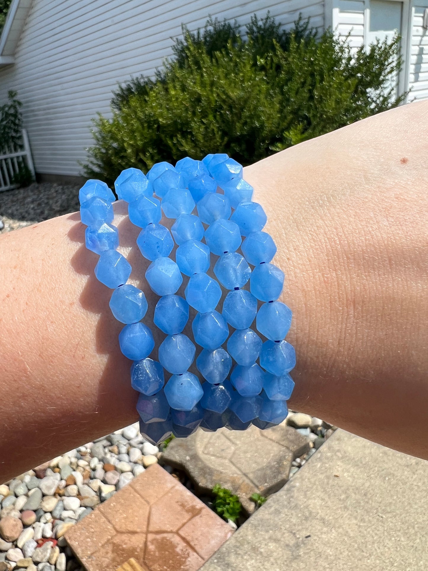 Blue Chalcedony Bracelet