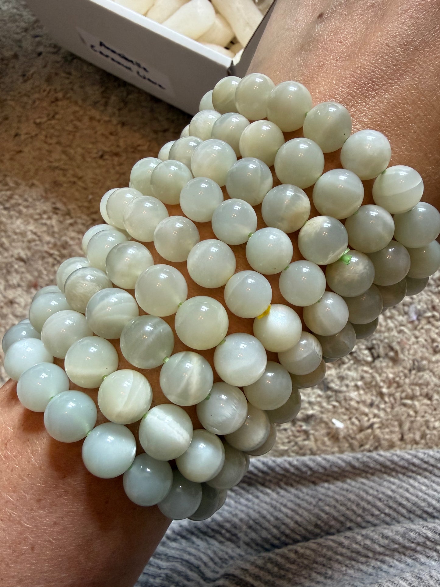 Green Moonstone Bracelet (1)