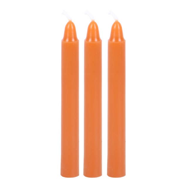 Pack of 12 Orange Attraction Magic Spell Candles