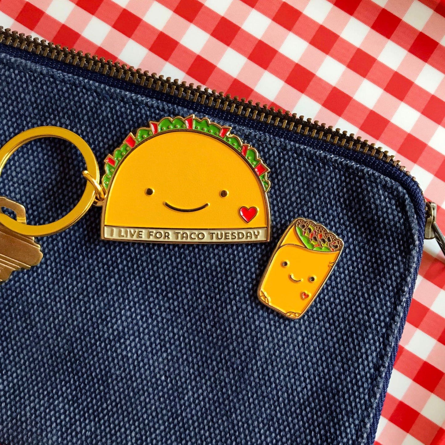 Lil' Burrito Enamel Pin