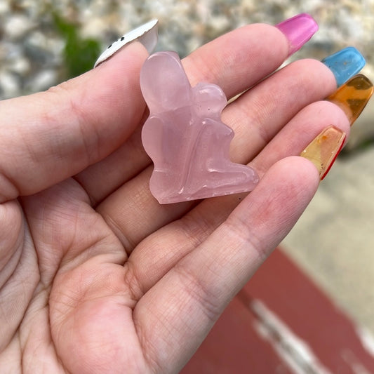 Rose Quartz Mini Fairy