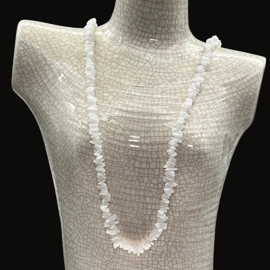 Quartz Strand Chip Necklace (32 Inches) (1 Piece)