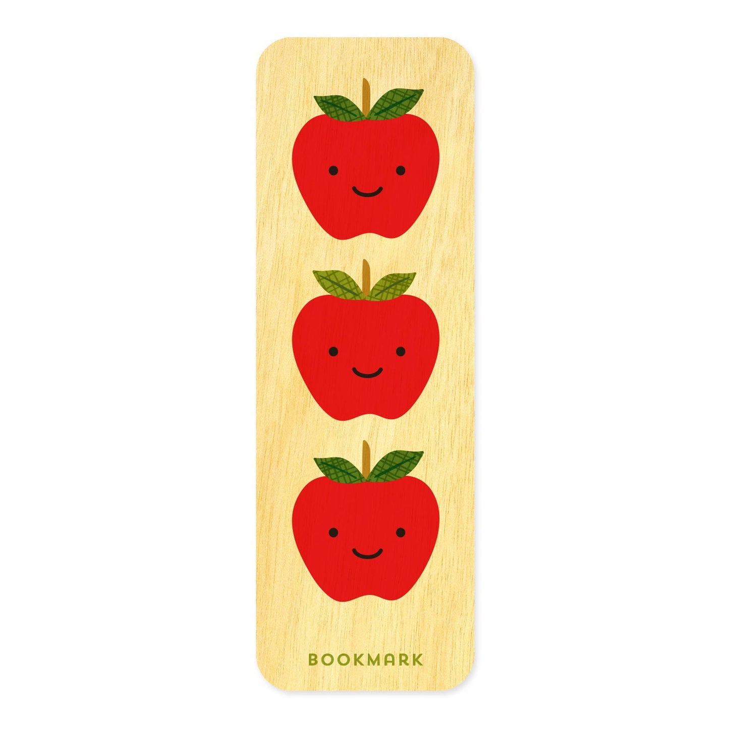 Apples Bookmark Thank You Card