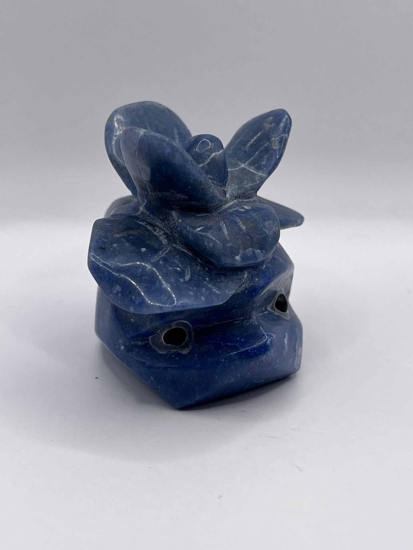 Blue Aventurine Flower Hedgehog