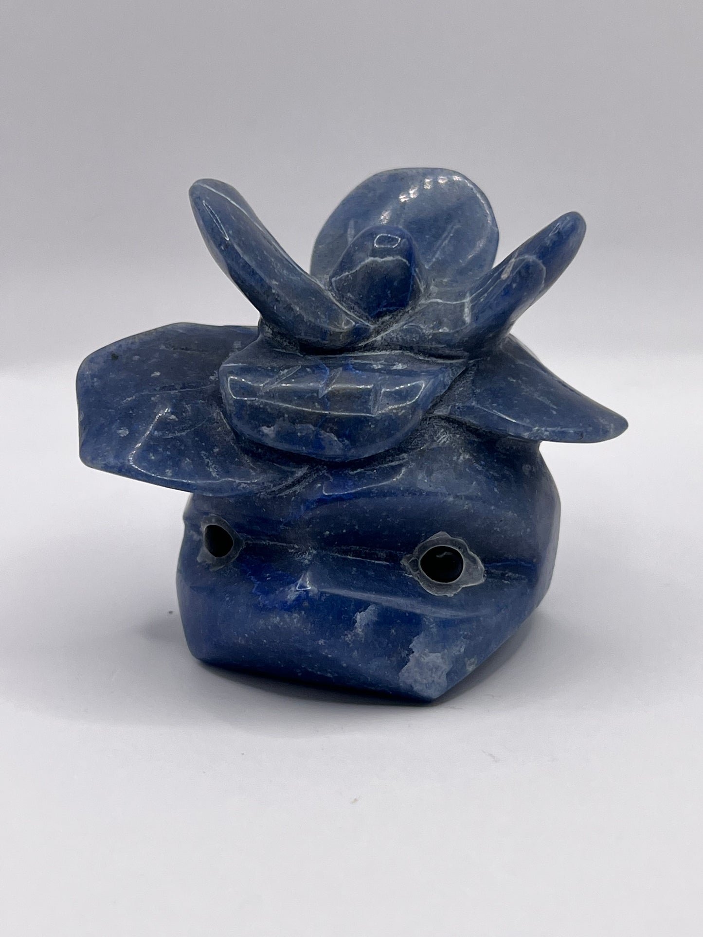 Blue Aventurine Flower Hedgehog